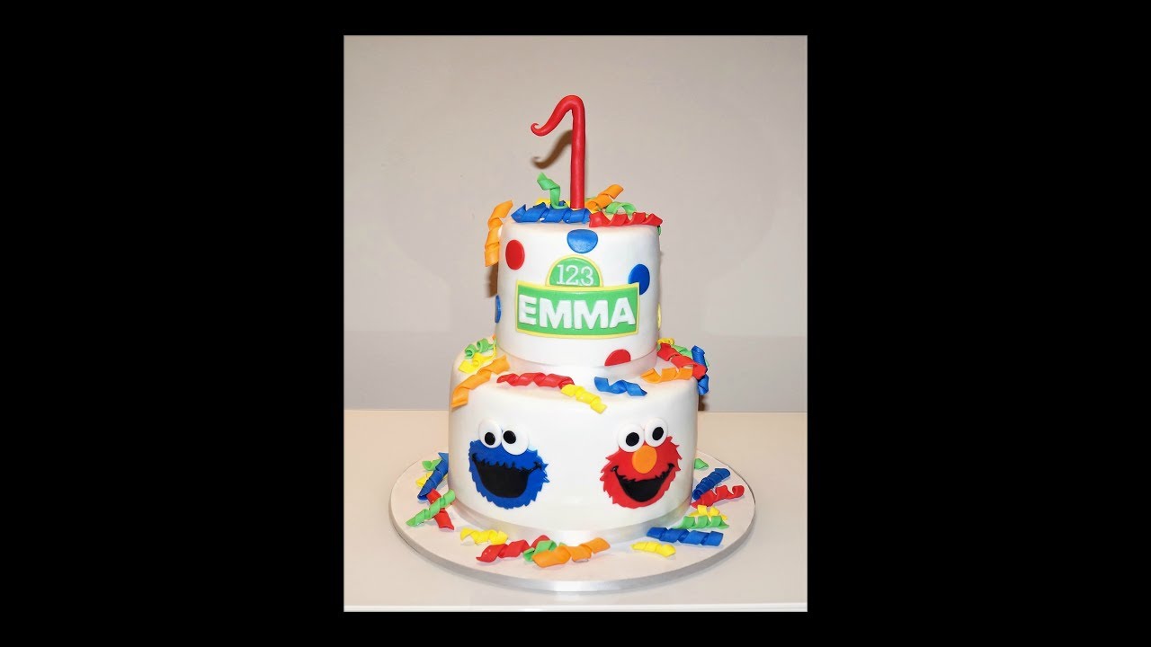 Cake decorating tutorials | how to make ELMO and COOKIE MONSTER CAKE | Sugarella Sweets