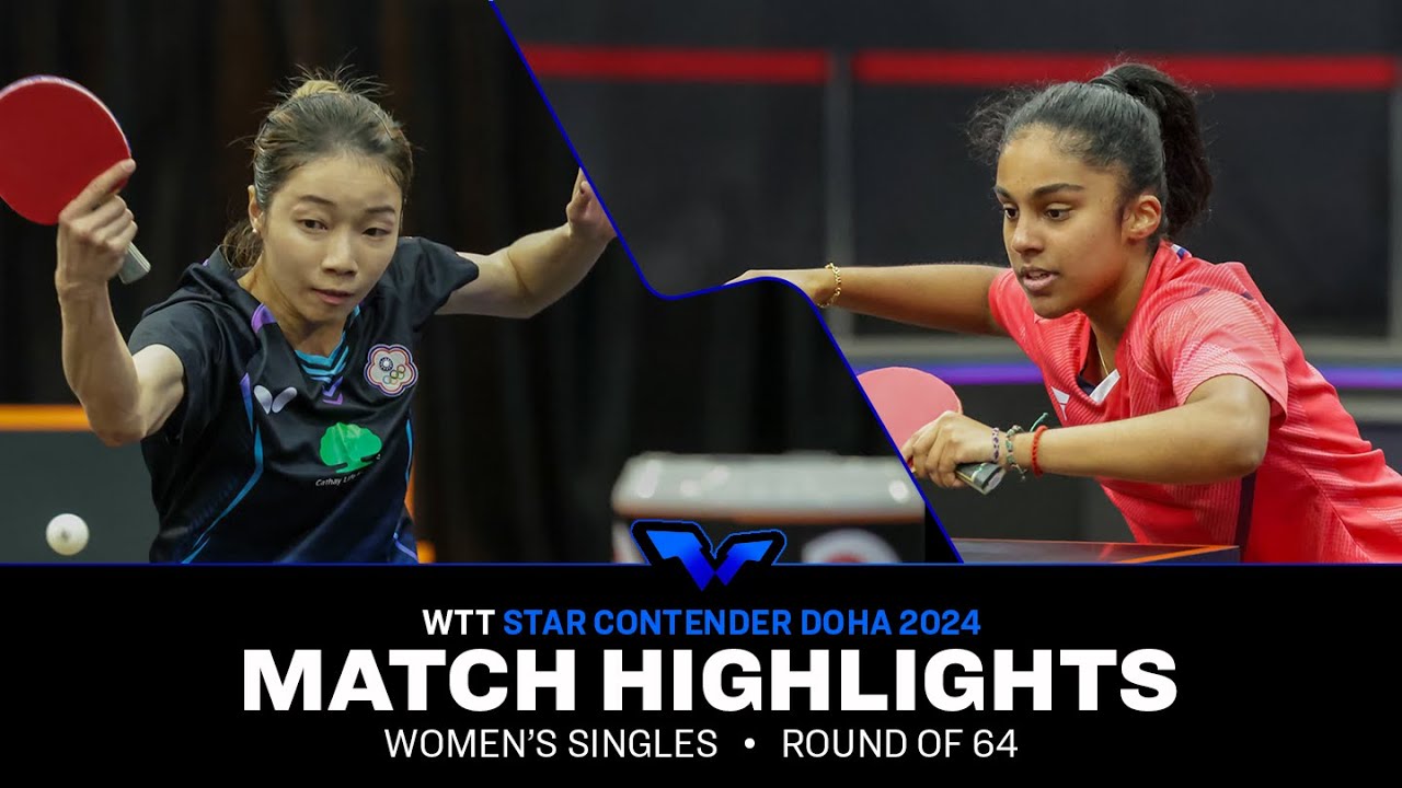 Prithika Pavade vs Liu Hsing Yin | WS R64 | WTT Star Contender Doha 2024
