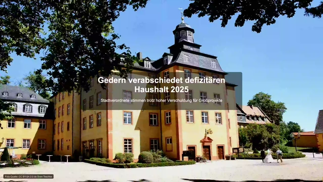 Gedern verabschiedet defizit&auml;ren Haushalt 2025 - Gewerbesteuer News