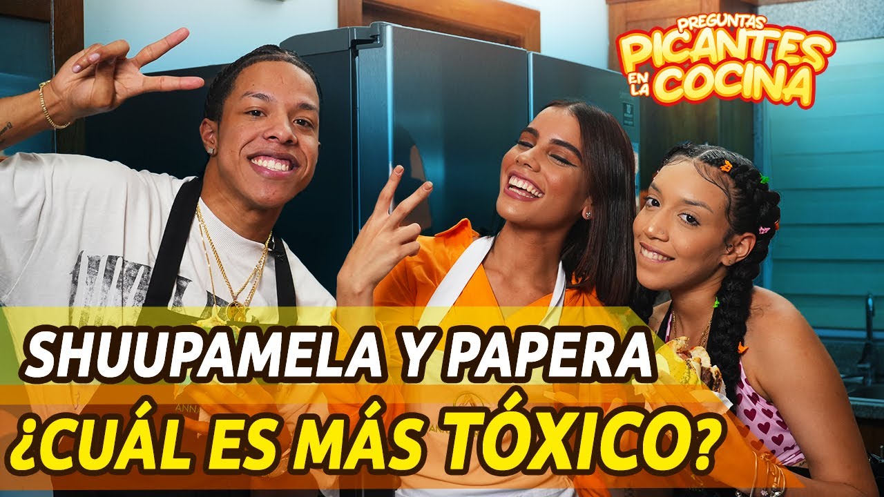 PREGUNTAS PICANTES EN LA COCINA SHUUPAMELA Y PAPERA🔥😳 ANUNCIAN CASAMIENTO