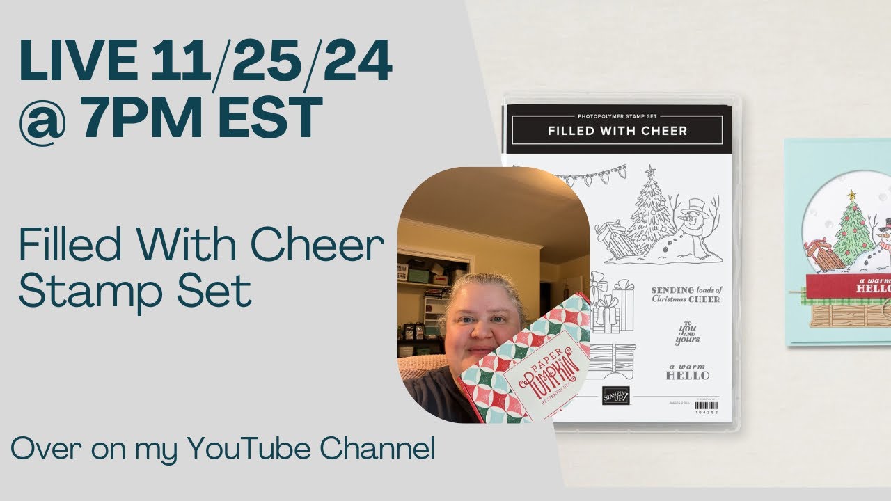 Free Live Class: Stampin’ Up! - Filled With Cheer Stamp Set