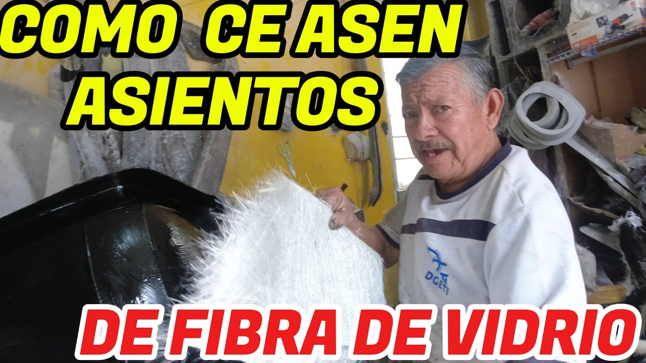 COMO CE ACEN ASIENTOS DEPORTIBOS DE FIBRA DE VIDRIO Y RESINA