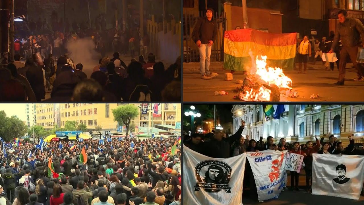 Evo Morales a punto de ganar reelección en Bolivia, protestas violentas al grito de 