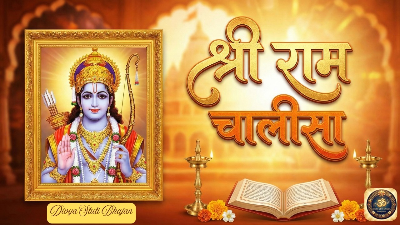 श्री राम चालीसा पाठ 🚩 | Shri Ram Chalisa Full | Morning Ram Bhajan ☀️ राम चालीसा चौपाई