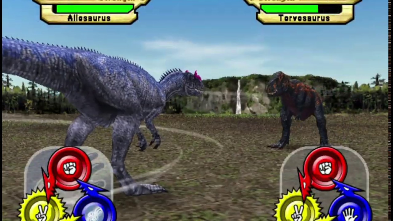 Dinosaur king - 恐竜キング Operation Dinosaur Rescue Part 2 Allosaurus Gameplay (easy)