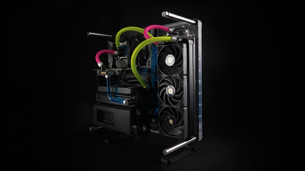 Project georgia | Thermaltake Distrocase 350P | Aorus RTX 3090