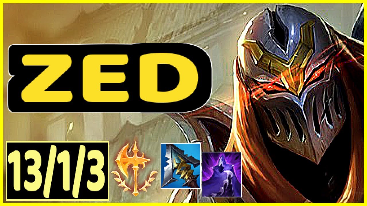 ZED VS GRAGAS - 13/1/3 KDA MID GAMEPLAY GRANDMASTER I