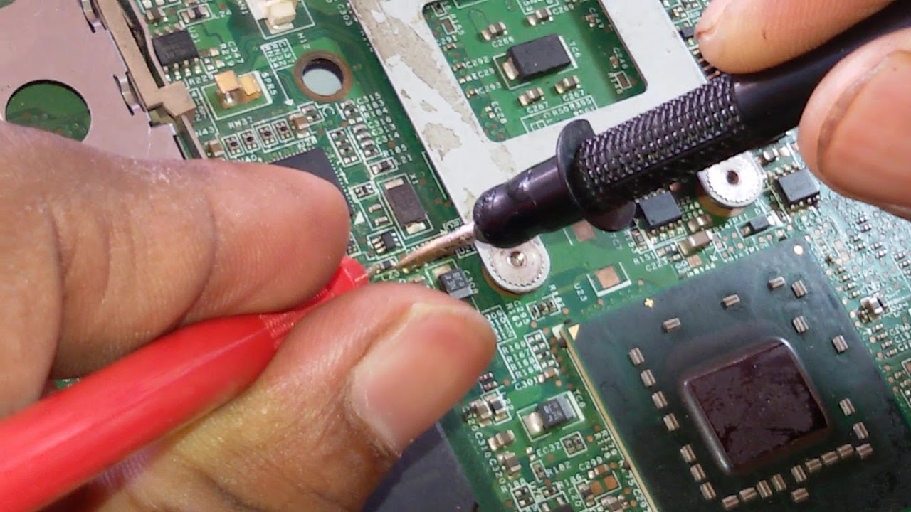Laptop and  desktop chip components checking and identification in Hindi