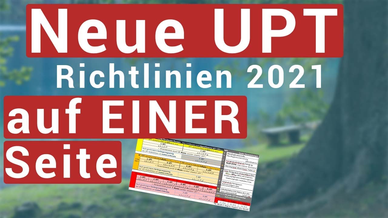 Neue PA Richtlinie UPT Massnahmen kurz und einfach erklärt