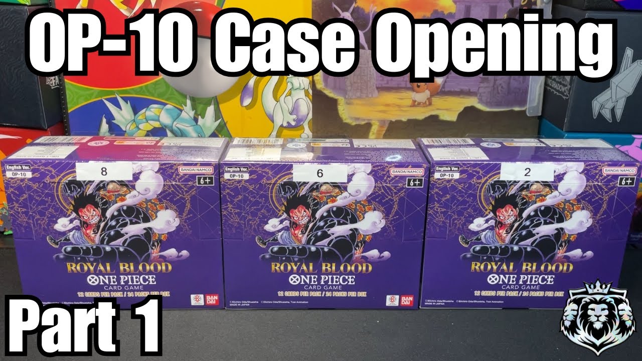 Opening a CASE of the NEW One Piece Royal Blood (OP-10) Set! | PART 1