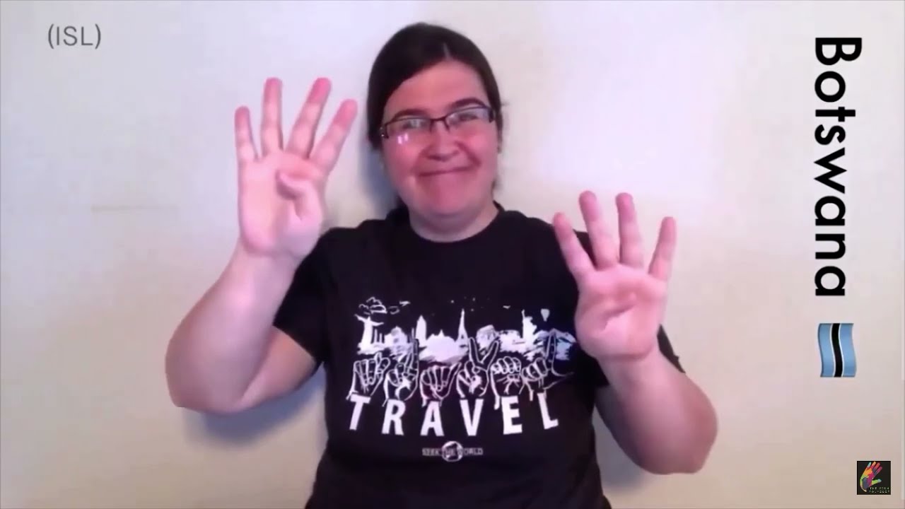 🇧🇼 How to Sign BOTSWANA in International Sign Language (IS)