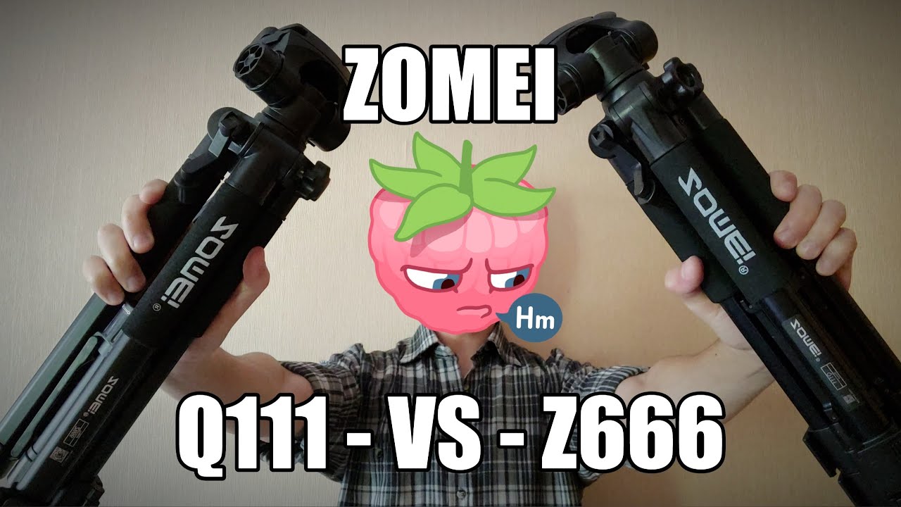 ZOMEI Q111 vs ZOMEI Z666 (Алиэкспресс Обзор Распаковка Сравнение Штатив Aliexpress Tripod)