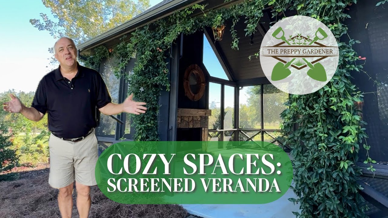 Creating a Cozy Outdoor Living Space: The New Screened Veranda | The Preppy Gardener (2024)