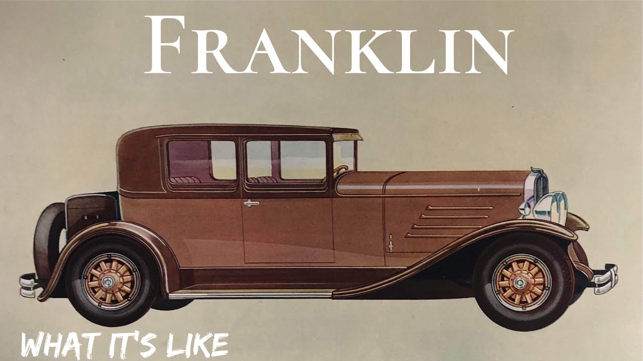 1930 Franklin Victoria brougham￼, Air-cooled in-line six ￼