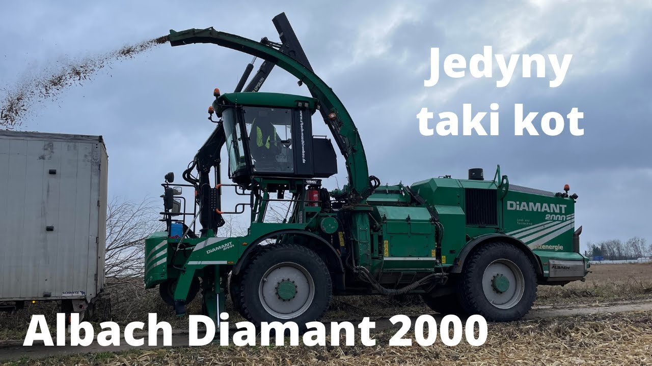 #143 Prawdziwy pogromca drewna - Rębak Albach Diamant 2000 w akcji !
