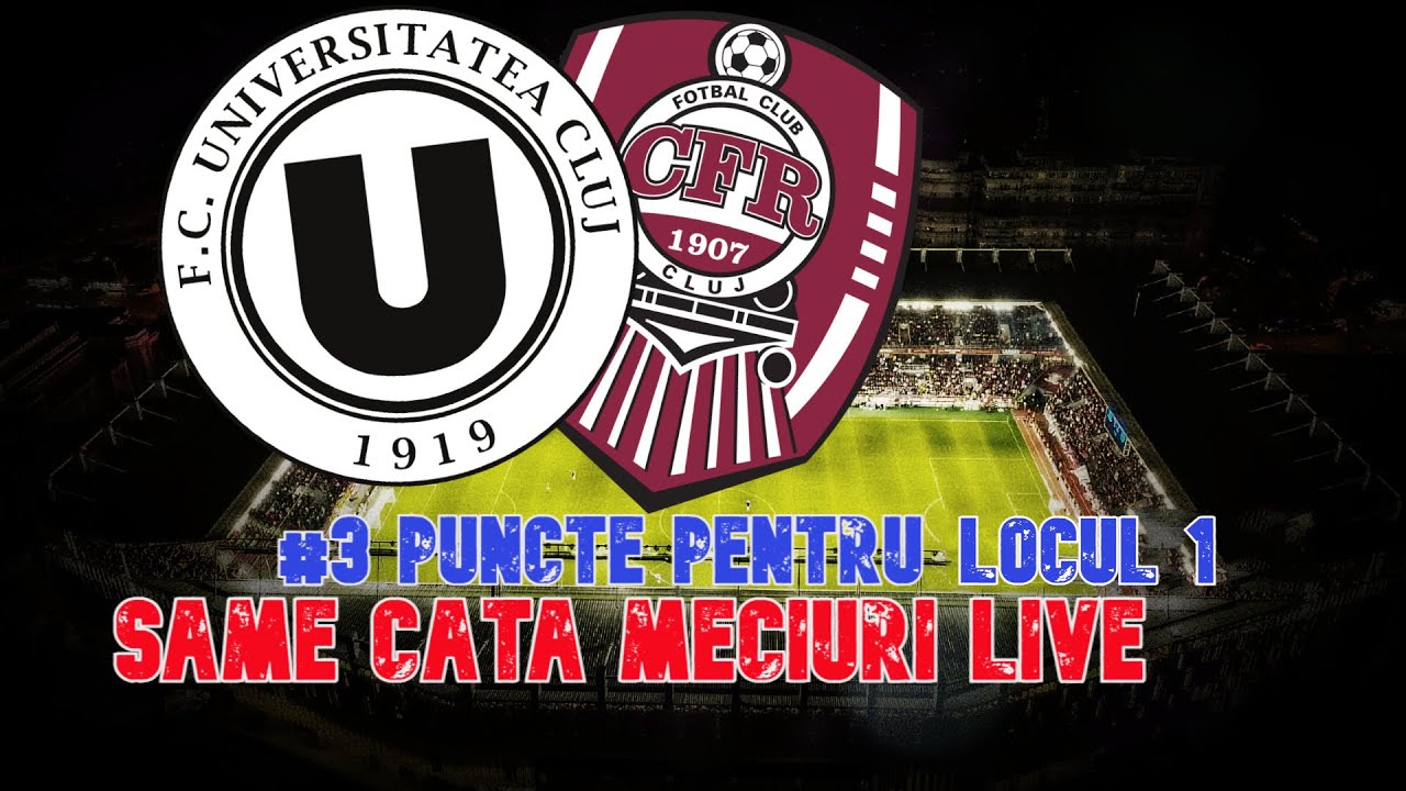 LIVE 🔴 UNIVERSITATEA CLUJ  - CFR CLUJ   🔴 #SUPERLIGA  #ROMANIEI   #MECIURILIVEAUDIO