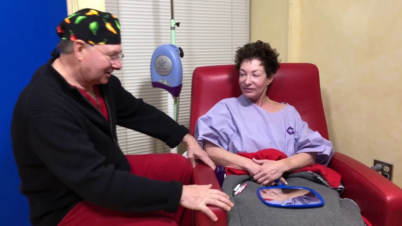 Lauri & Dr. Dean Kane in Pre-Op: Sculptra and Obagi Controlled Depth Peel Procedures