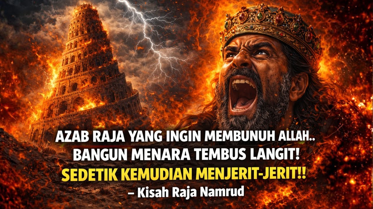 Azab Raja Yang Ingin Membvnuh Allah.. BANGUN MENARA TEMBUS LANGIT! Sedetik Kemudian Menjerit-jerit!!