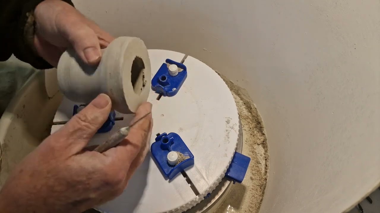 Tourner un mandrin double face