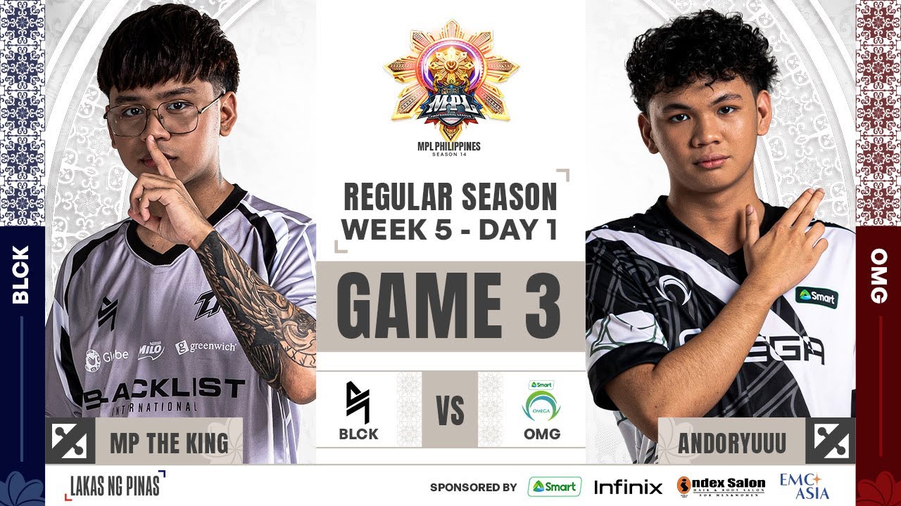 MPL PH S14 - W5D1 - OMG VS BLCK GAME 3