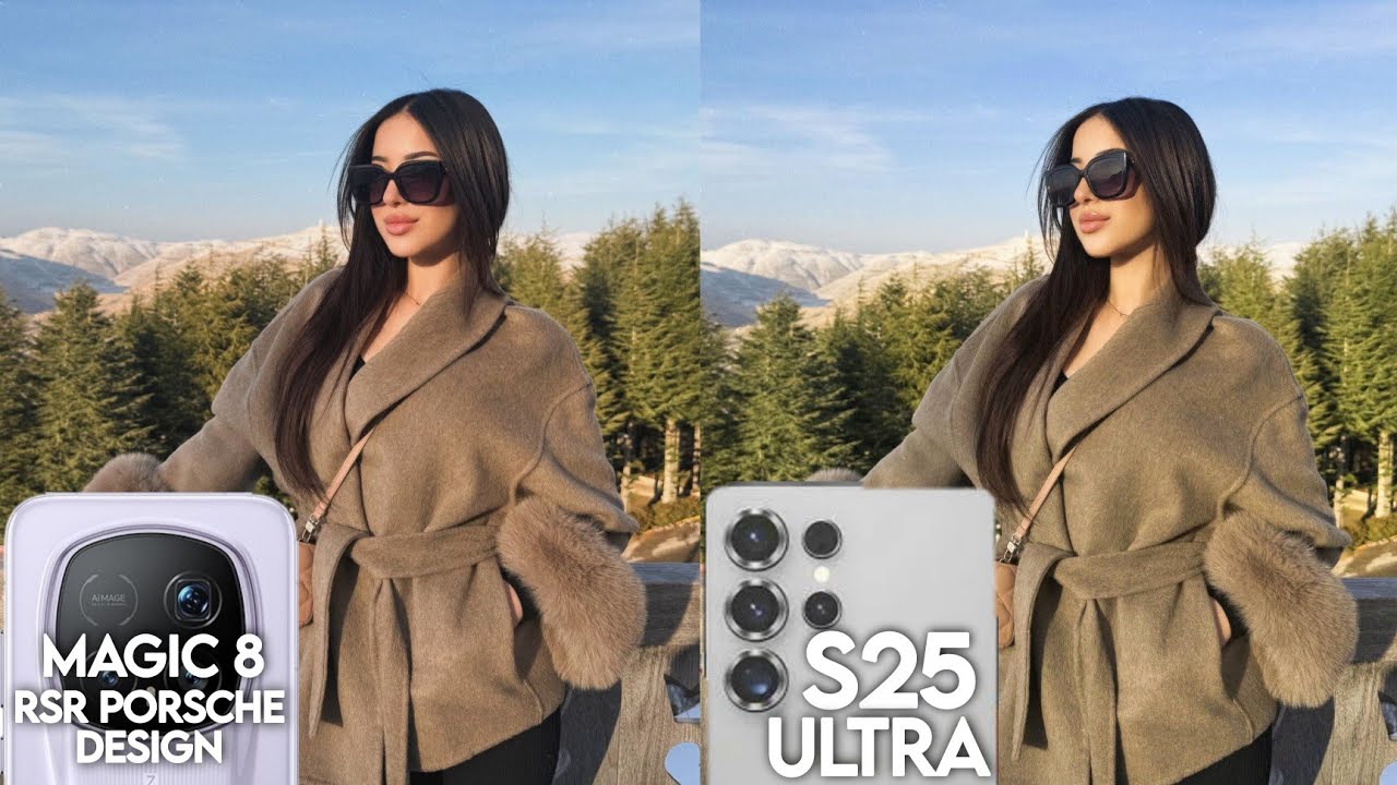 Honor Magic 8 RSR Porsche Design VS Samsung Galaxy S25 Ultra Camera Test 