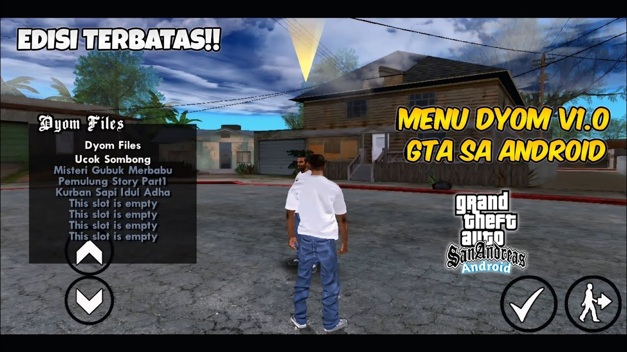 RILIS!! MENU DYOM V1 BY Doteicho GTA SA Android - 2024