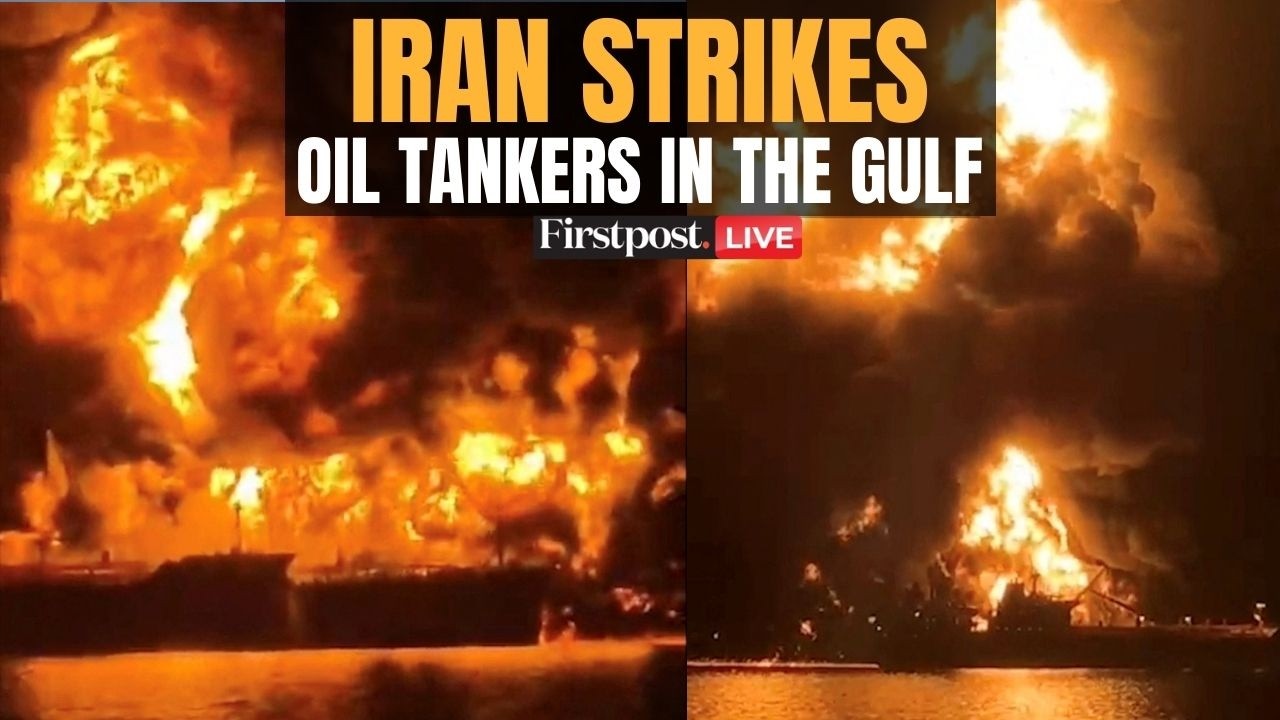 US Iran War LIVE: Oil Tankers Erupt in Flames After Iranian Boat attacks in Gulf | Strait of Harmuz