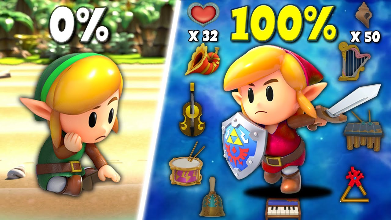 J'ai 100% Link's Awakening REMAKE, voici ce qu'il s'est passé...