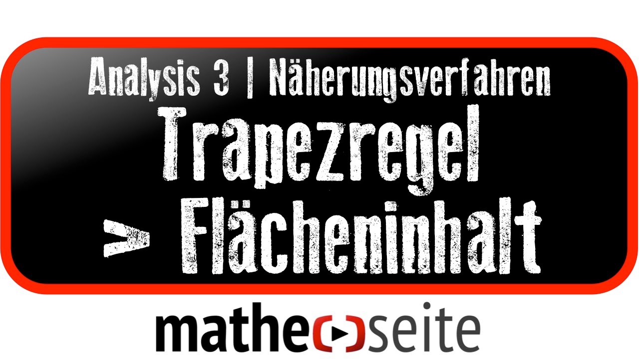 Mit Trapezregel Fl&auml;cheninhalt bestimmen | A.32.05