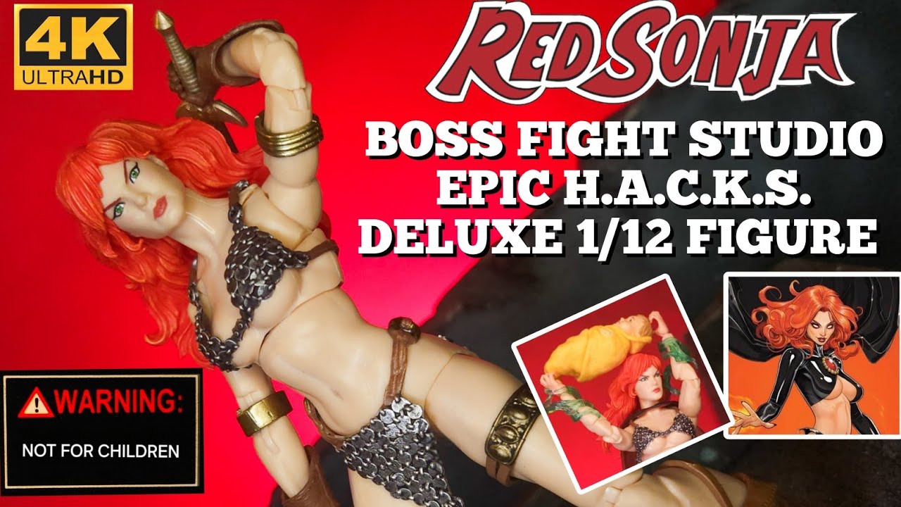 Jean Grey? Goblin Queen? DELUXE Red Sonja Action Figure Boss Fight Studio EPIC HACKS  #dynamite