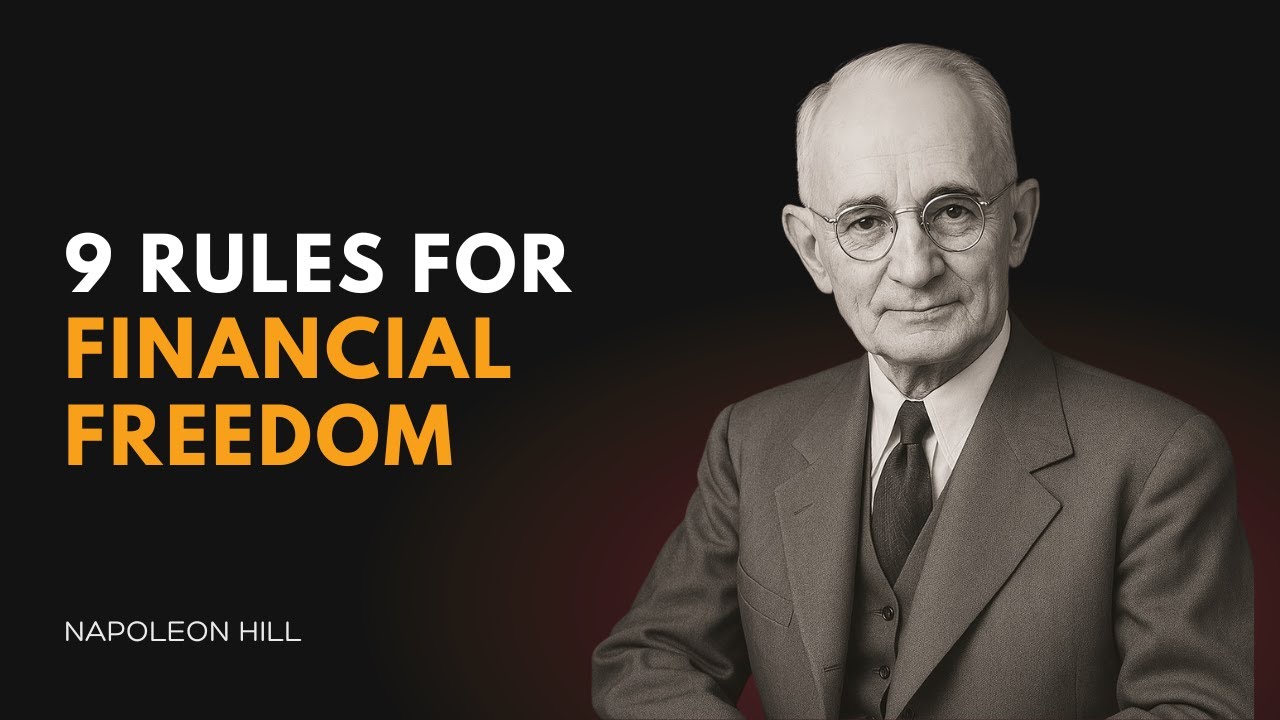 9 RULES FOR FINANCIAL FREEDOM - Napoleon Hill Motivation | Best Motivational Speech