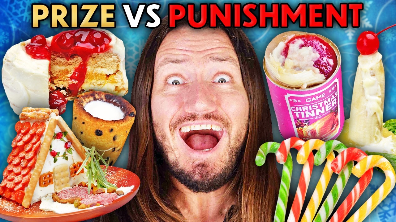 Prize Vs. Punishment Roulette - Crazy Holiday Foods!