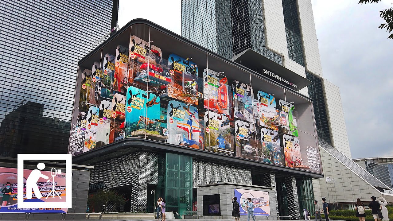 [4K] SM Town Coex Artium Public Media Art #2 
