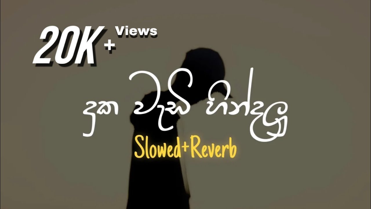 Duka Wadi Hindalu - දුක වැඩි හින්දලූ කදුළු නෙතේ (Slowed+Reverb)