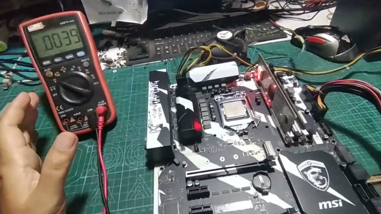 MSI Z270 KRAIT GAMING  CPU LED DEBUG no DISPLAY PROBLEM  step by step Pengukuran