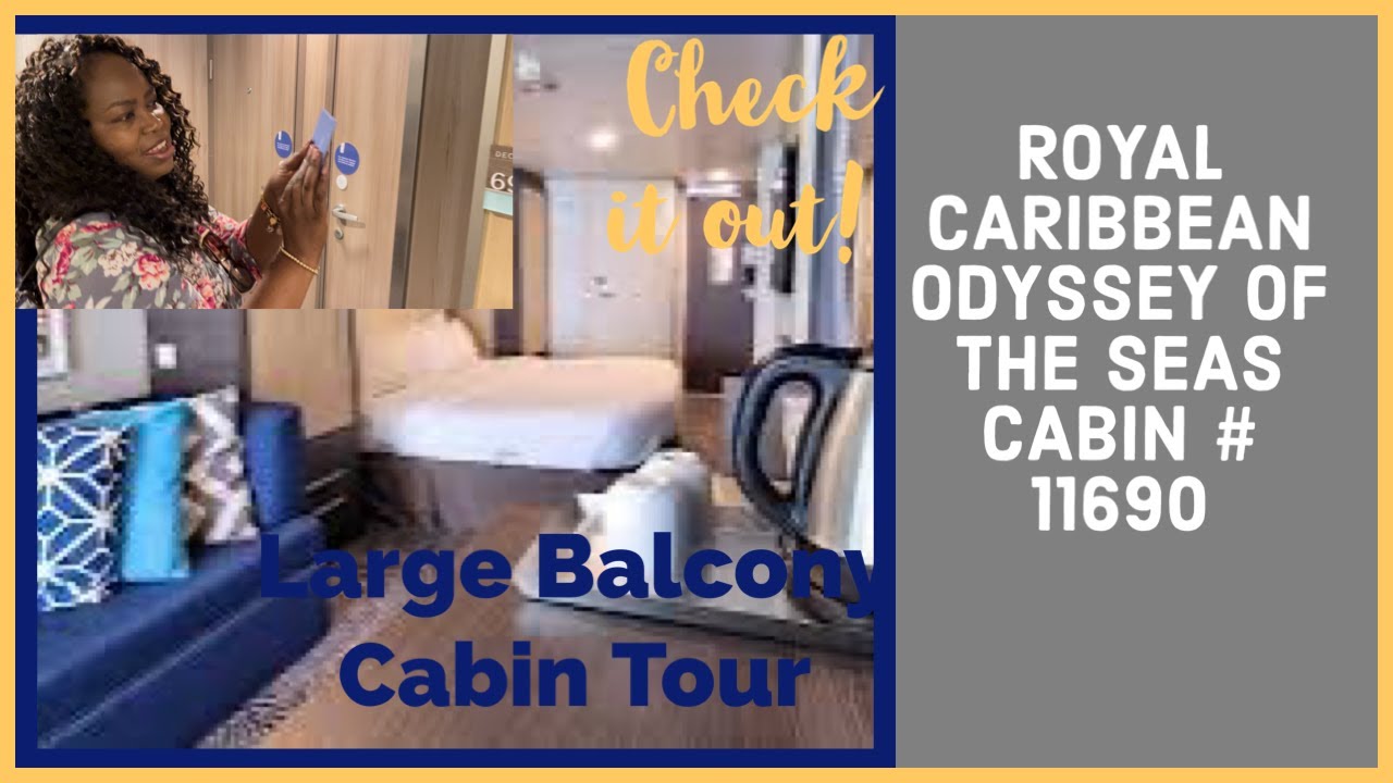 Odyssey of The Seas Large Balcony Cabin Tour/ Cabin# 11690