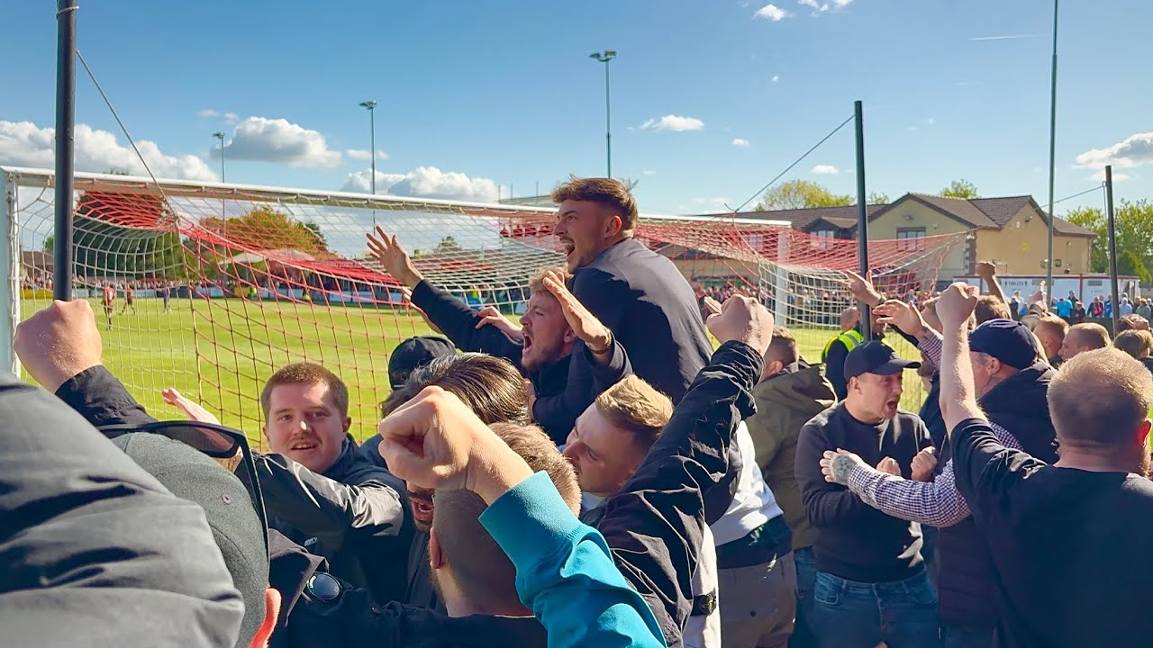 Telford fans at Kettering away (Play-Off Final) (5/5/25)