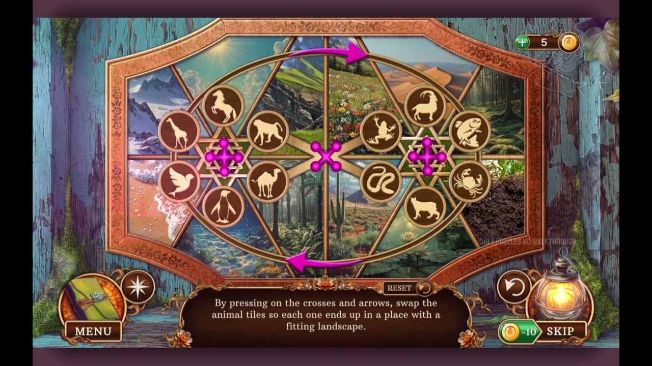Animal Tiles Puzzle - Icebound Secrets 2: Soul Hunters | Elephant Games