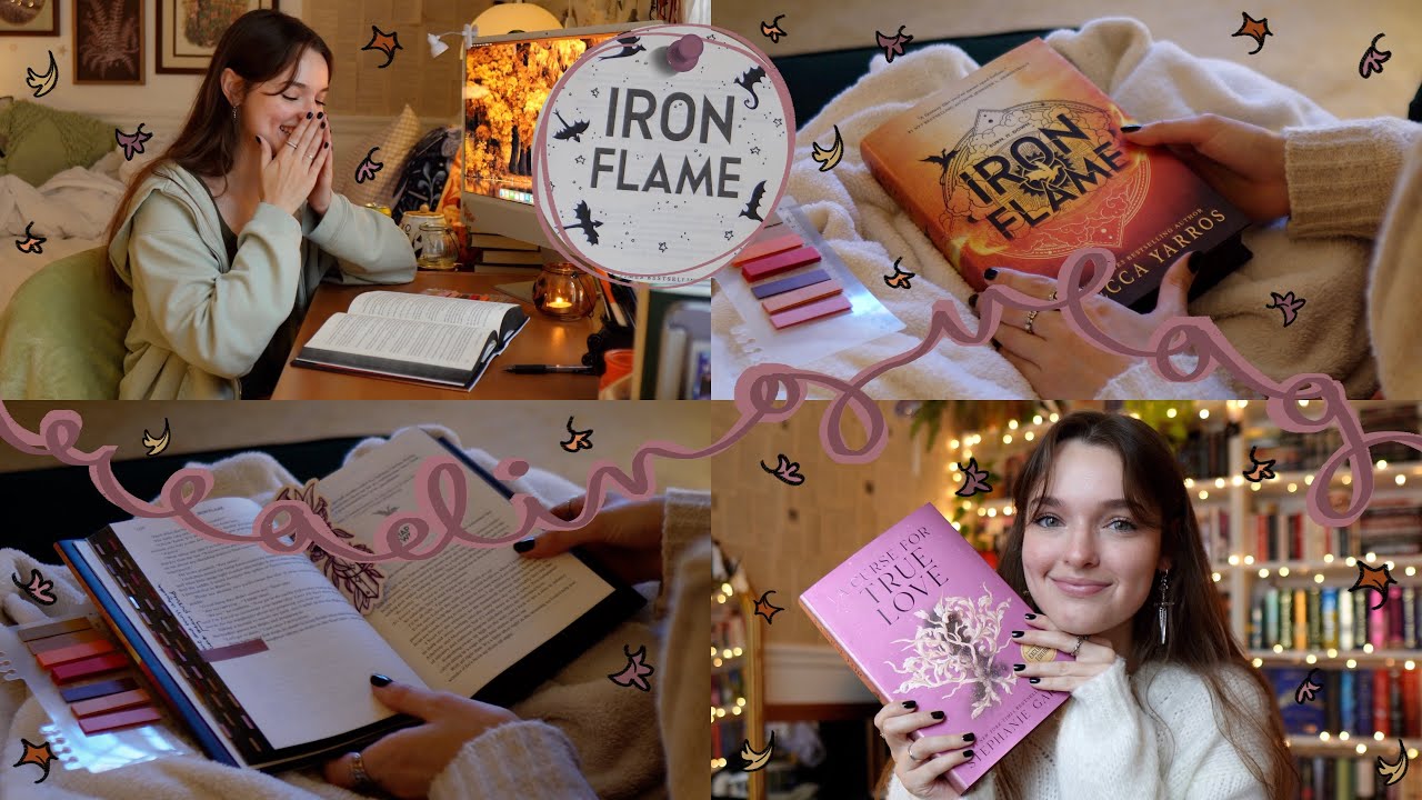 READING VLOG | bookshelf reorganization + my two most anticipated releases of the year🐉🌸✨
