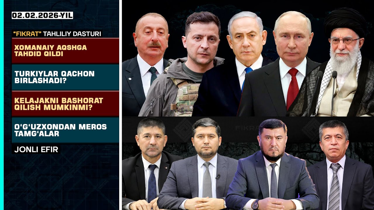 🔴JONLI EFIR: AQSh harbiy kuchlari Yaqin Sharqni deyarli o‘rab oldi  #fikratuz  #tahlil