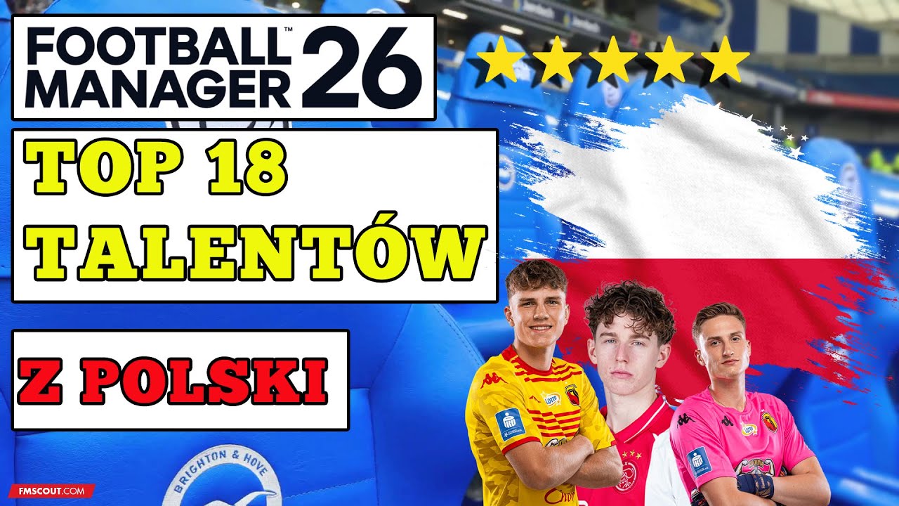 Największe TALENTY z POLSKI w Football Managerze 26.