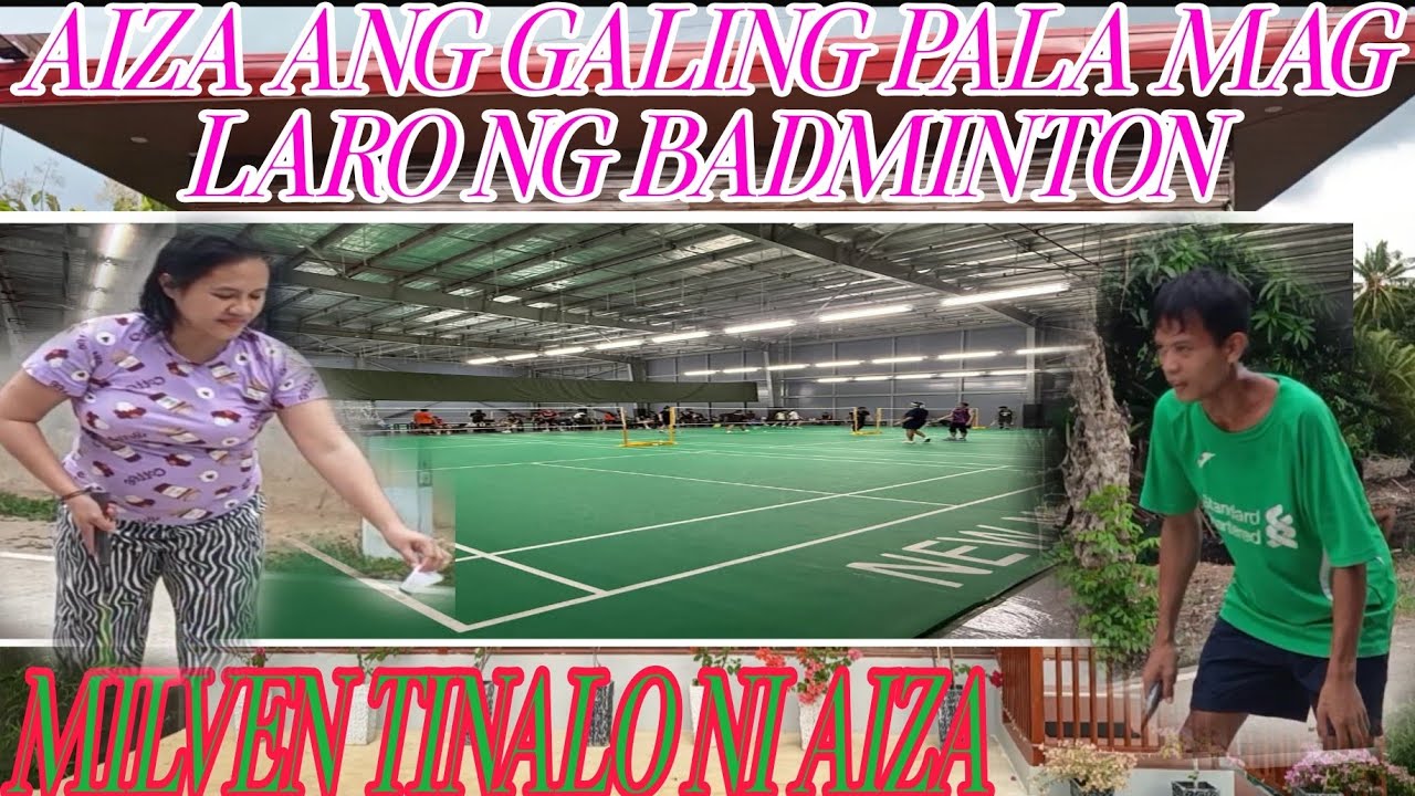 ANG GALING PALA MAG LARO NG BADMINTON NI AIZA #pbteamdavao #pugongbyahero #hilights 