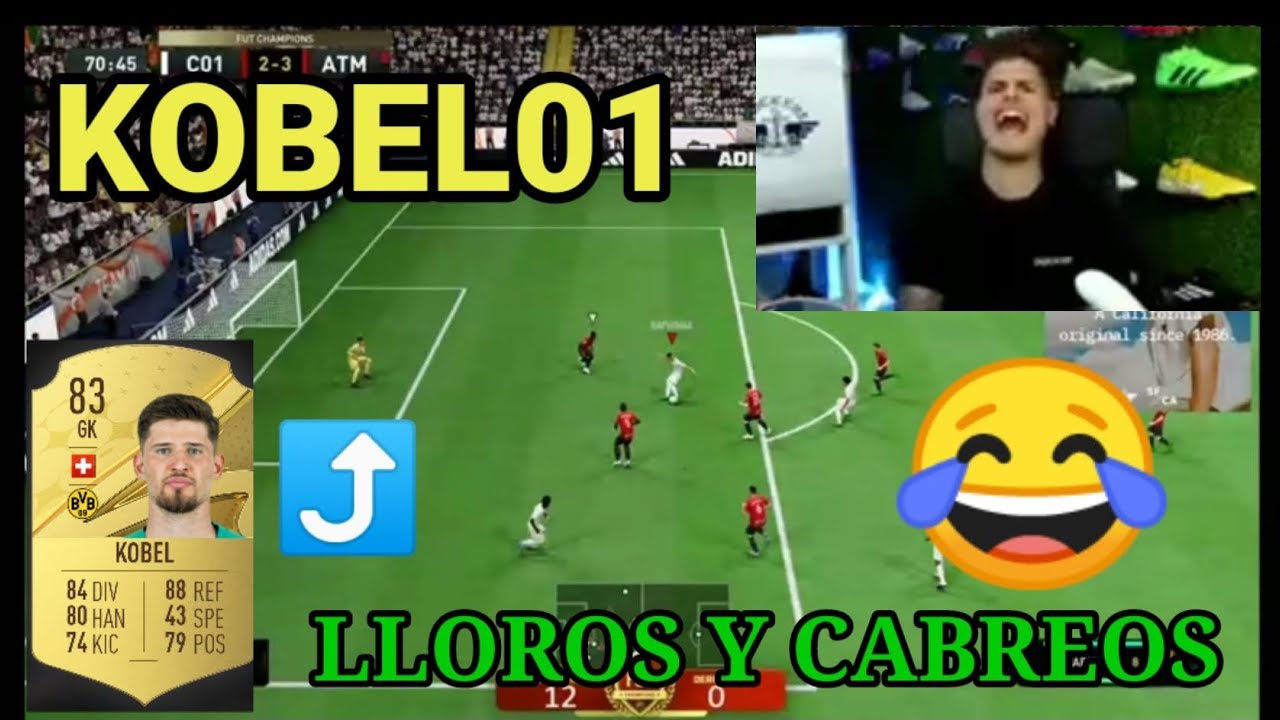 CACHO SE CABREA CON KOBEL EN FUT CHAMPIONS | LLOROS Y CABREOS FIFA 23
