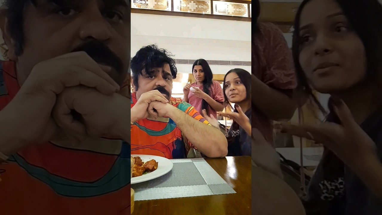 Venu Swamy With His Wife Veena Srivani - Funny Reel 2 #venuswamy #Veena #veenasruvani #fun #funny