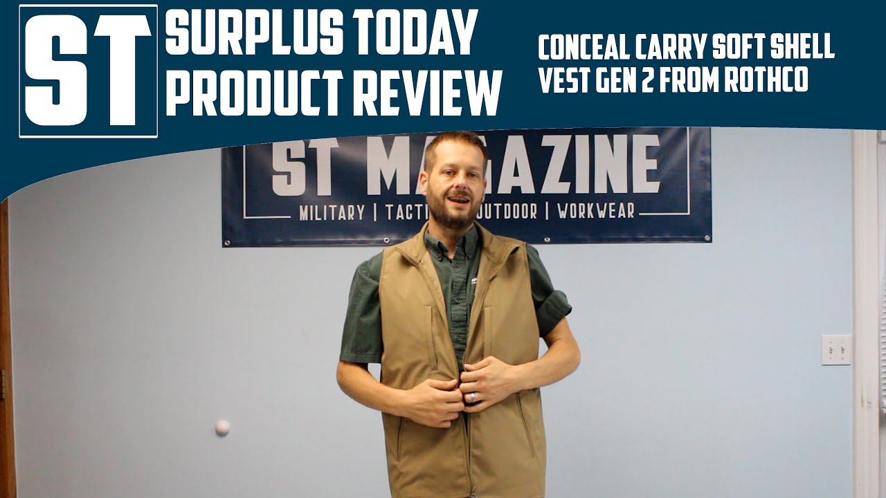 ST Magazine | Product Review | The Conceal Carry Soft Shell Gen 2 Vest from Rothco