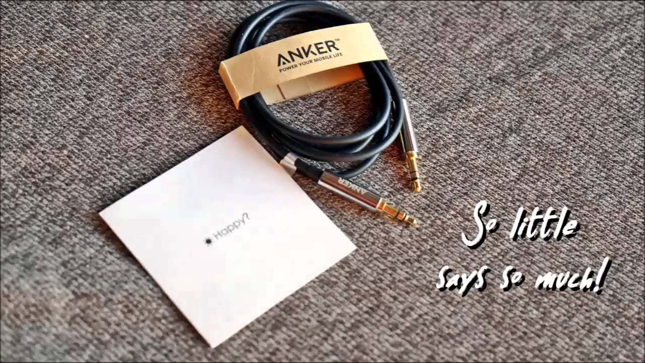Anker&reg; 3 5mm Premium Auxiliary Audio Cable