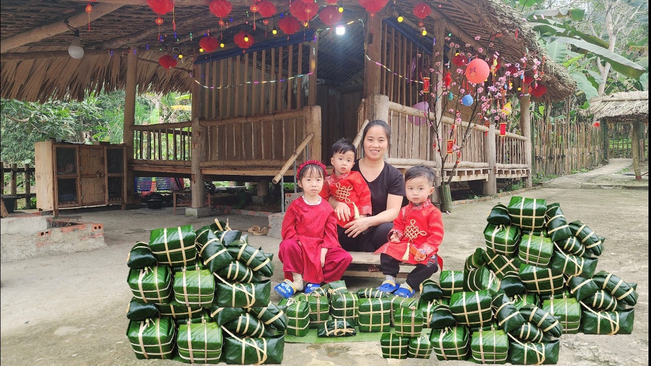 Single Mother Makes the Type of Cake That Every Household Must Have During Tet | Ly tieu tieu