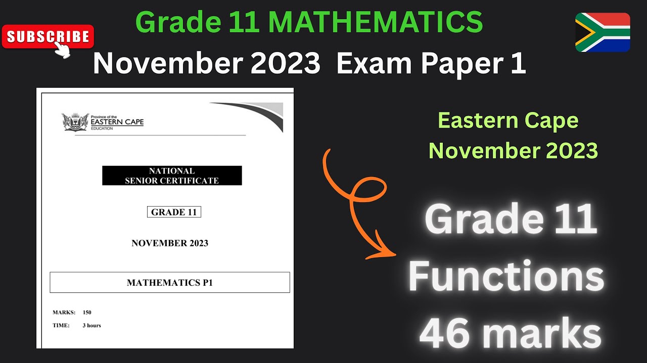 November 2023 Functions Grade 11 Exams