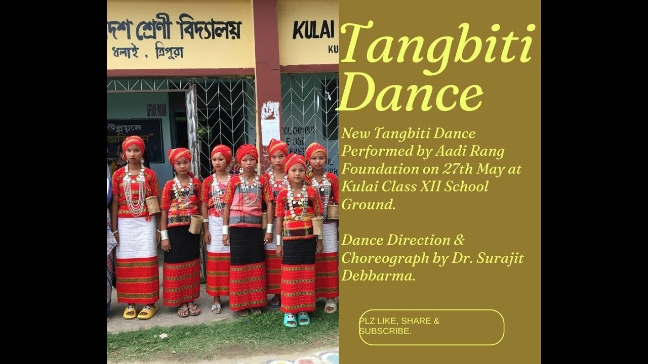 Tangbiti Dance by Aadi Rang Foundation, Choreograph by Dr. Surajit Debbarma.