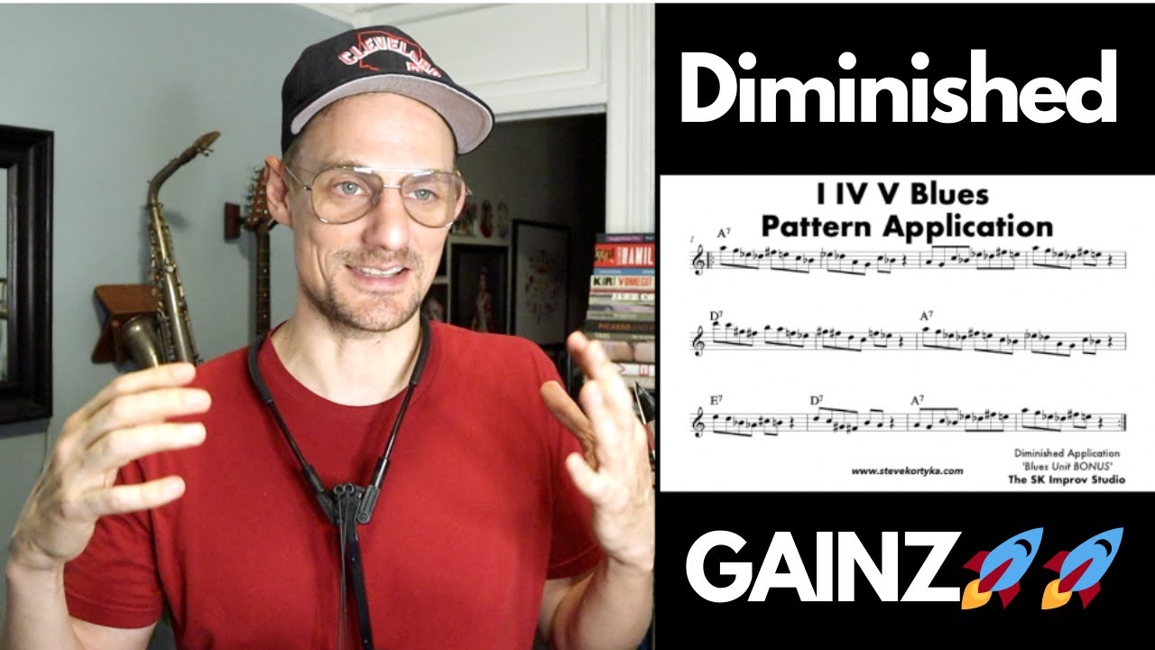 THE BEST Way to Learn Diminished Ideas (The Blues Rules 🚀)